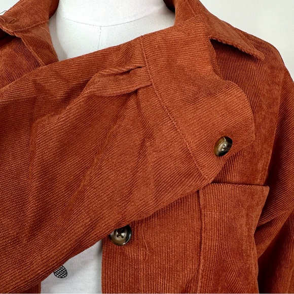 Rust Button-Up Shirt - Picture 3 of 5